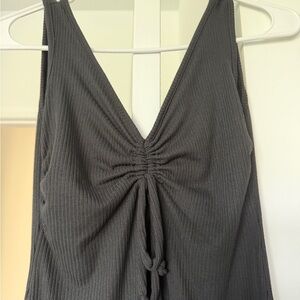 Comfortable Asymmetrical Black Dress